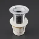 Nana Chrome Pop Up Waste Non Overflow Solid Brass Plug Waste