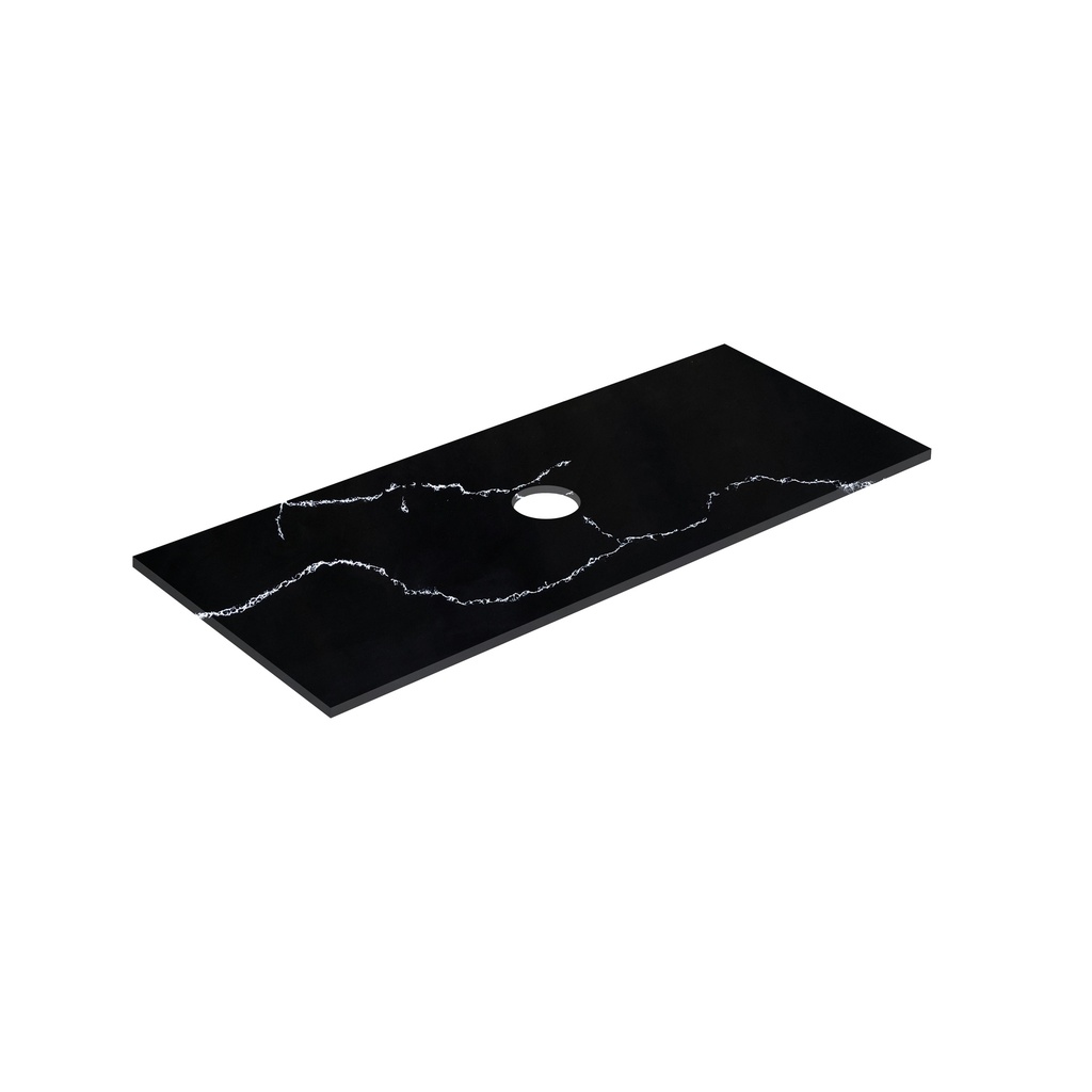 [56318] 1205X465X12mm Calacatta Night Solid Surface Stone Top