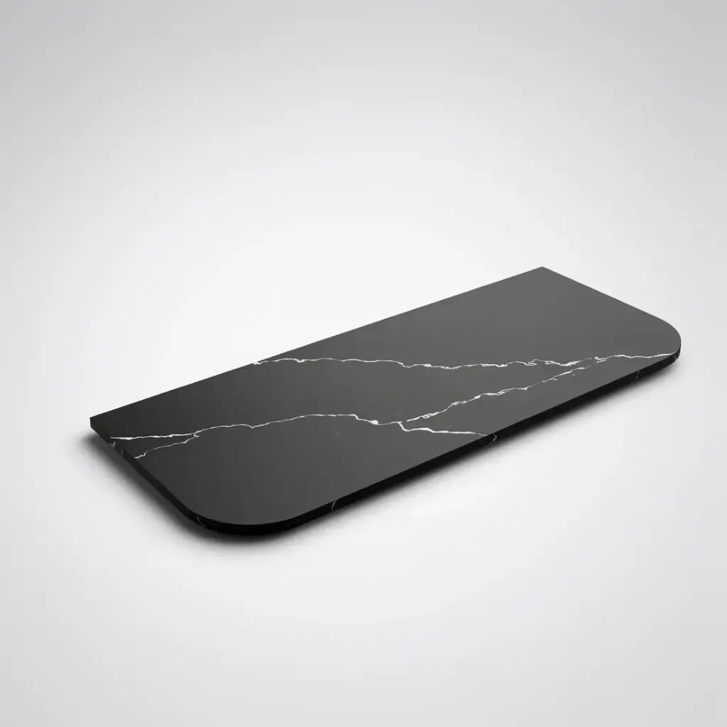 1205X505X20mm Calacatta Night (WG485)Zero Silica Engineer Curve Stone Top