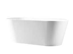 [50164] 1300*700*590mm Iseo Ultra Slim Freestanding Gloss White Bathtub
