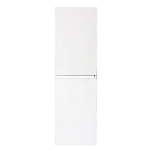 [93228/TB1350-MW] 1350Hx400Lx300Dmm Matte White MDF Board with PVC Vacuum Filmed 2/DR Tall Boy Vanity