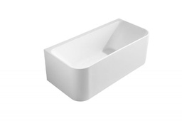 [50153] 1500*750*590mm Bullion Back To Wall Gloss White Bathtub