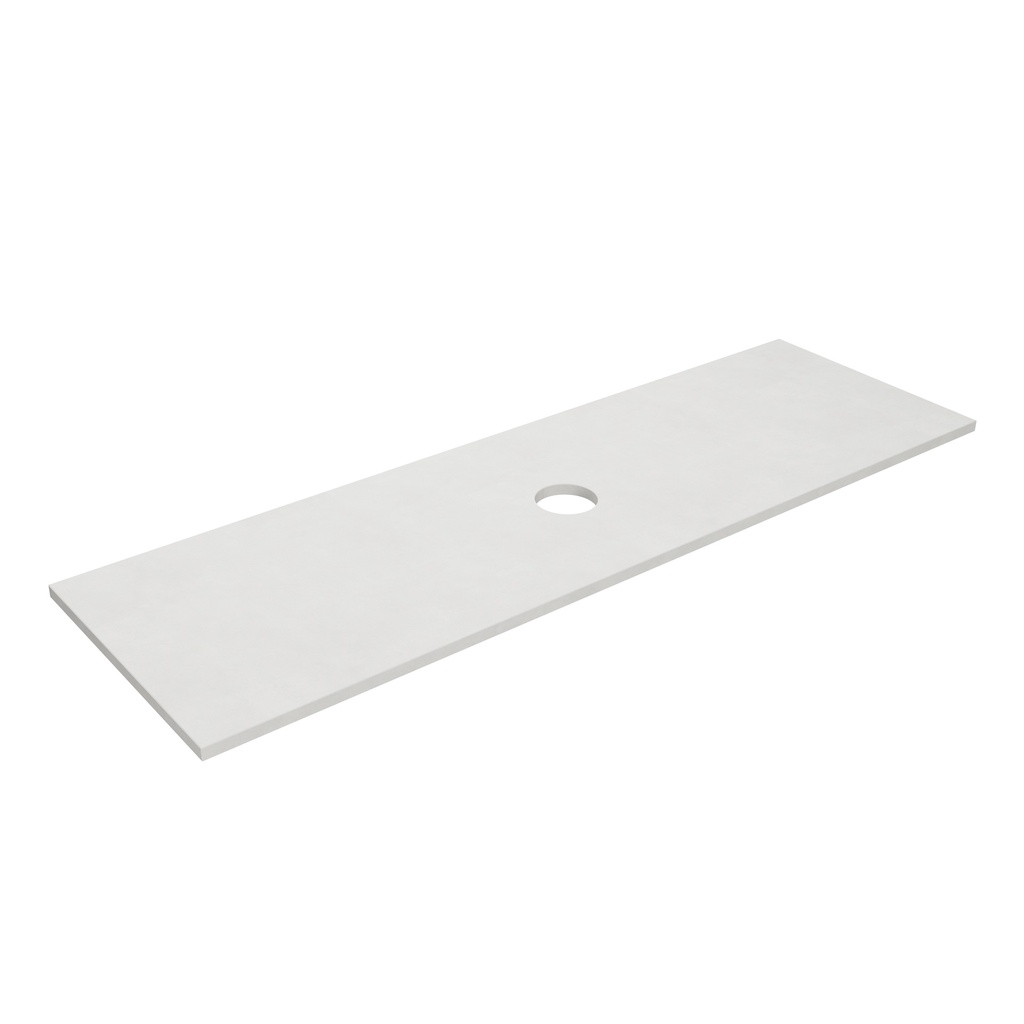 [56108] 1505X465X12mm Matte White Solid Surface Blanco Stone Top
