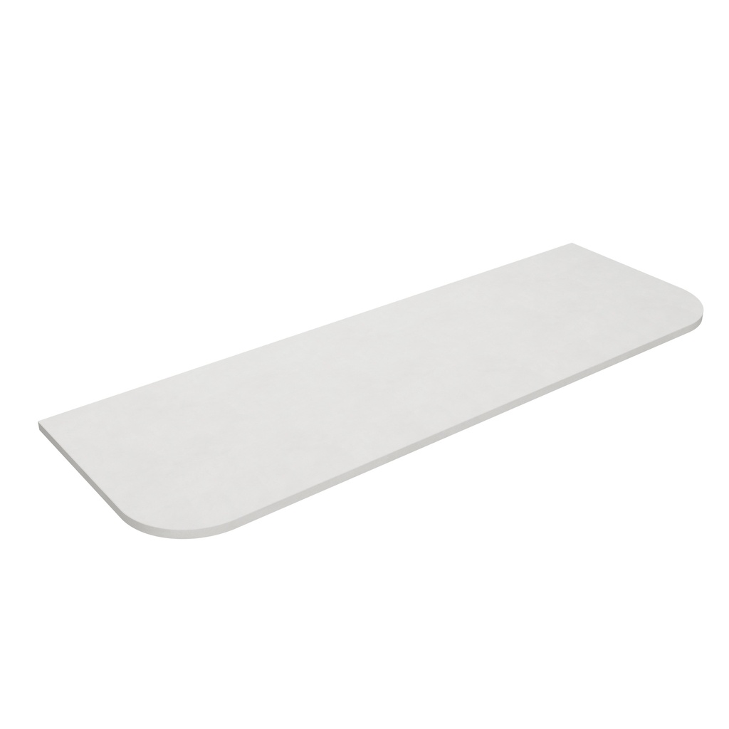 [56414] 1505X505X20mm Blanco White(WG034) Zero Silica Engineer Curve Stone Top Top