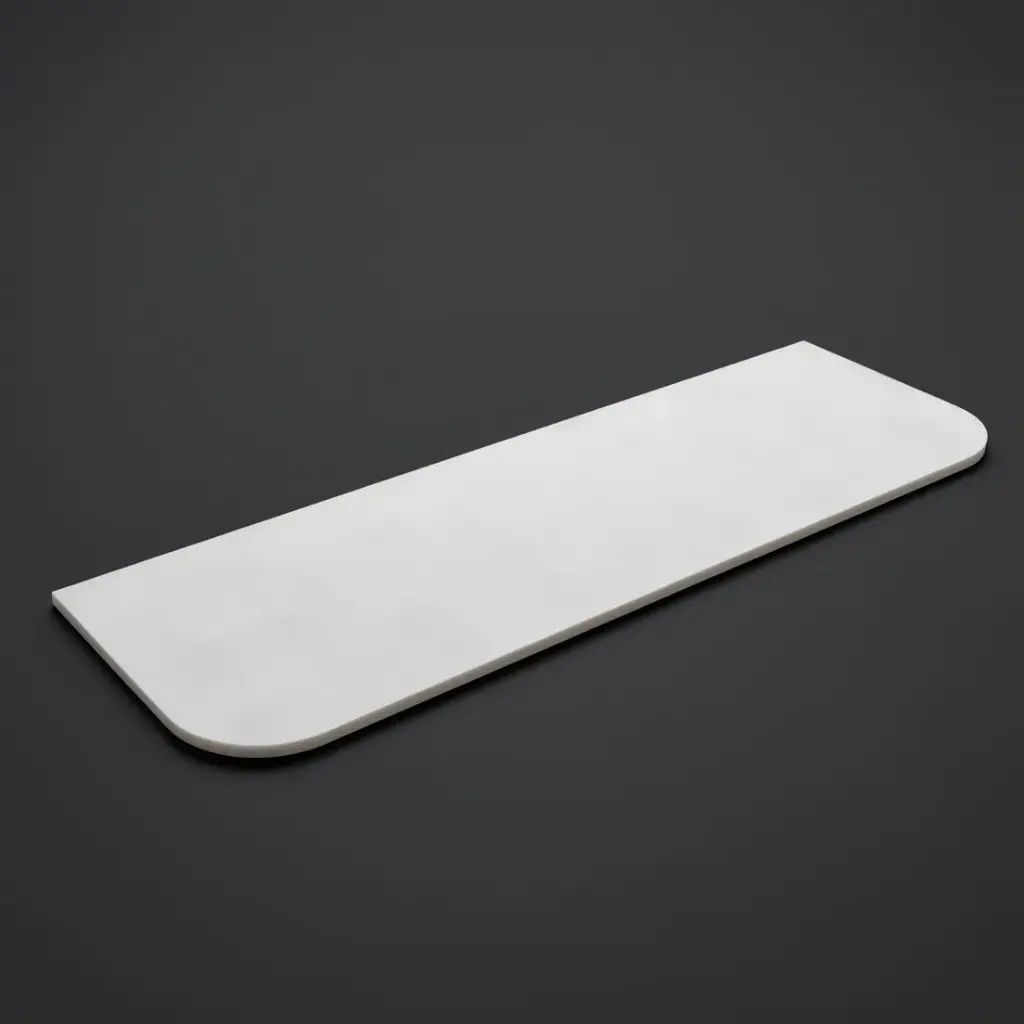 [56414] 1505X505X20mm Blanco White(WG034) Zero Silica Engineer Curve Stone Top Top