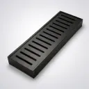 300-5600mm Lauxes Aluminium Midnight Floor Grate Drain Any Size Indoor