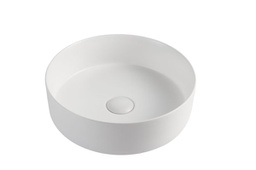[50044] 355*355*120mm Matt White Above Counter Round Basin