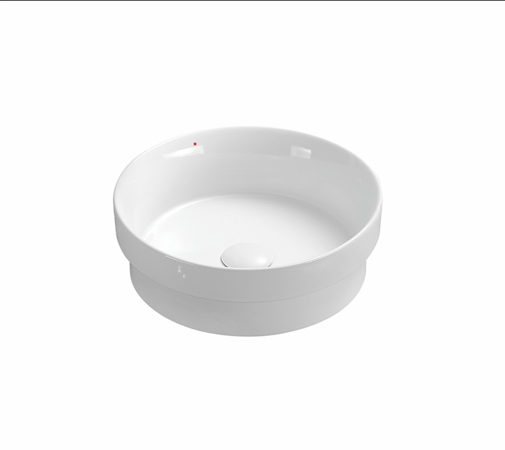 [55524] 365*365*125mm Gloss White Olley Fine Ceramic Insert Art Basin No Overflow,32mm Waste