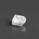 390*365*130mm Mini 39 Compact Wall-Hung Corner Basin