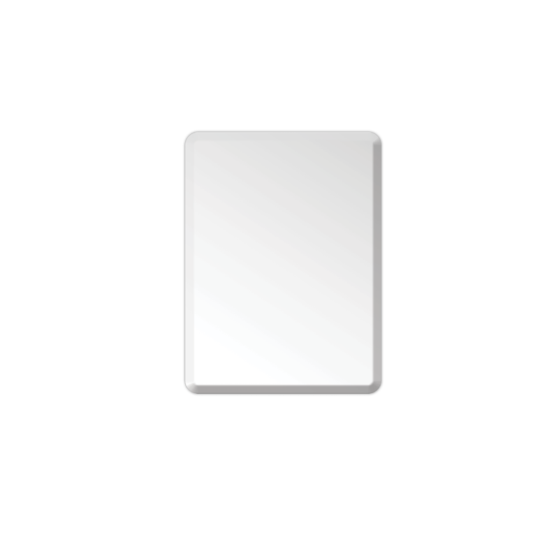 [55879] 450X600X5mm Recta Bevel Edge Mirror