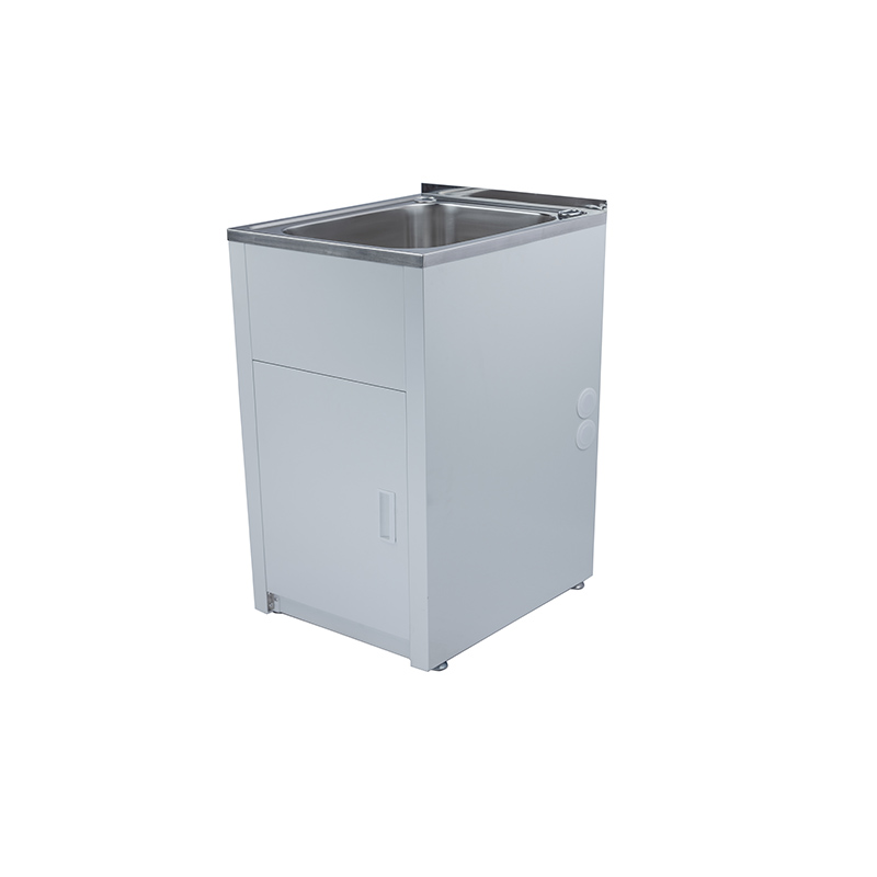 [55864] 455W X560Dx870Hmm 35 Litre Compact Laundry Tub & Cabinet