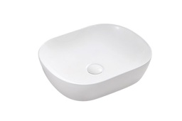 [50008] 490*395*150mm Oval Matt White Above Counter Basin