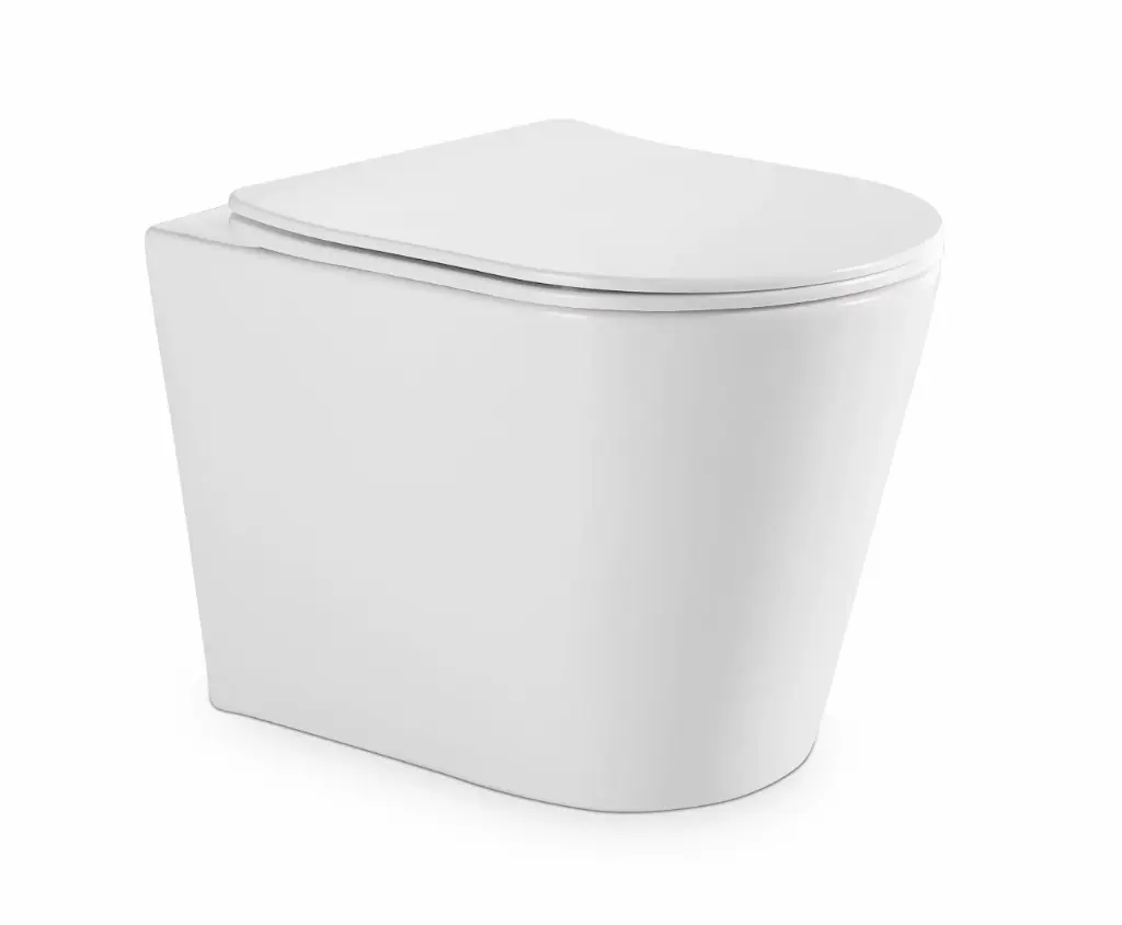 [56171] 545*360*140mm Acadia Geberit Lower Counter Toilet Suite Tornado Rimless Wall Faced Floor Pan