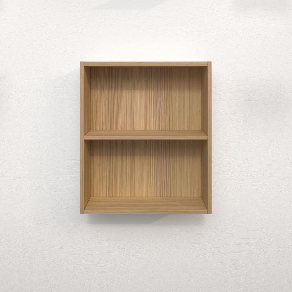 [94017/PJ-OC1] 560x650x166mm Natural Oak Laminated Particle Board Shelf Unit Open Cabinet Shelf Cabinet