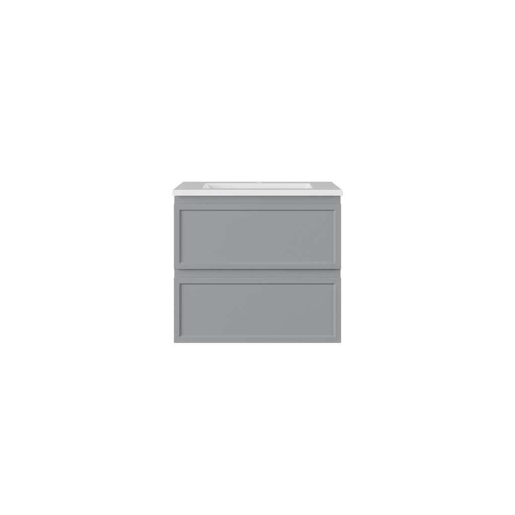 [56829] 590*455*500mm Matte Grey New Hamilton Federation Slim Wall Hung Cabinet