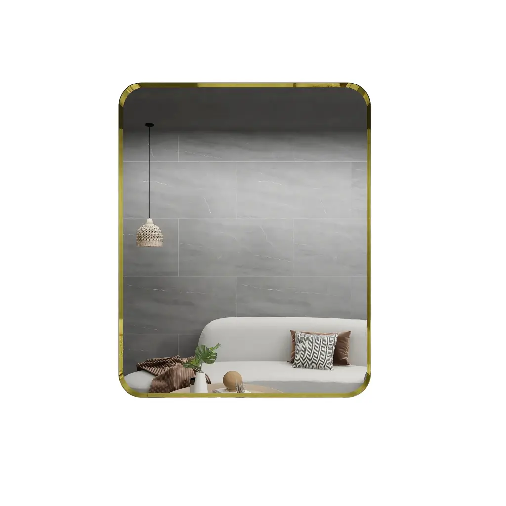 [85040/YS6075BZ] 600*750mm Bronze Framed Rectangle Mirror