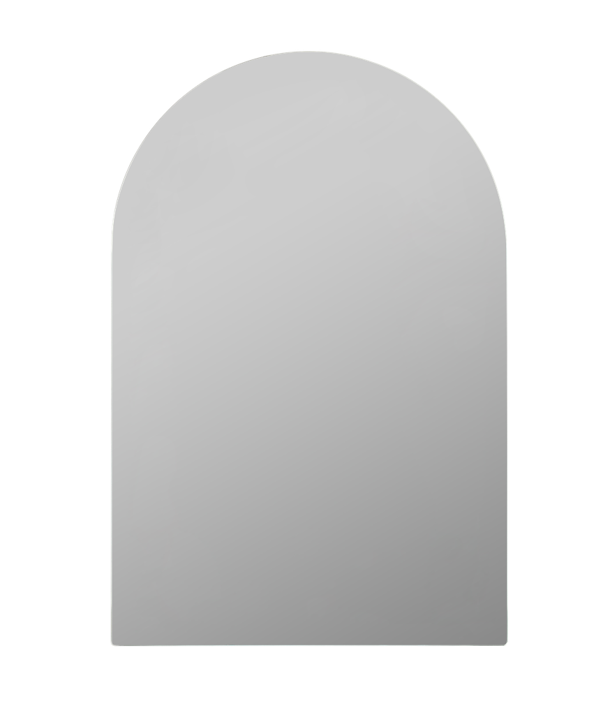 [55969] 600X900X150mm Matte Black Allison Arch Shaving Cabinet