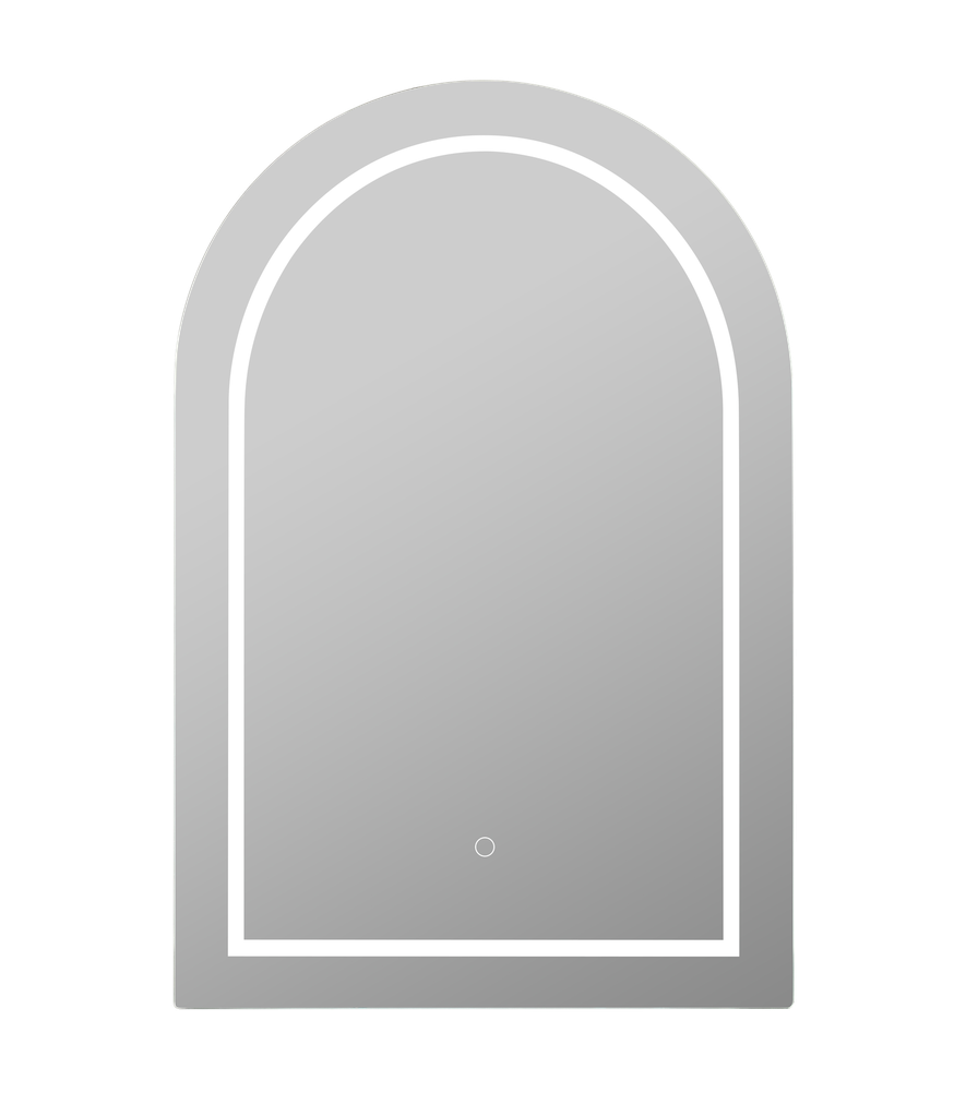 [55974] 600X900X155mm Matte White Allison Arch LED Shaving Cabinet