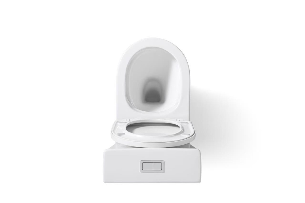 [56129] 630×380×850mm Acadia Full Rimless Wall Faced Toilet Suite