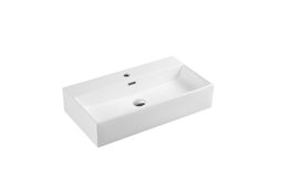 [50087] 720*380*155mm Wall Hung Rectangular Basin With Mixer Hole
