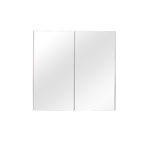 [92039/PVCPSV750] 750Lx150Dx720Hmm Gloss White 2PAC PVC 2/DR Pencil Edge Shaving Cabinet