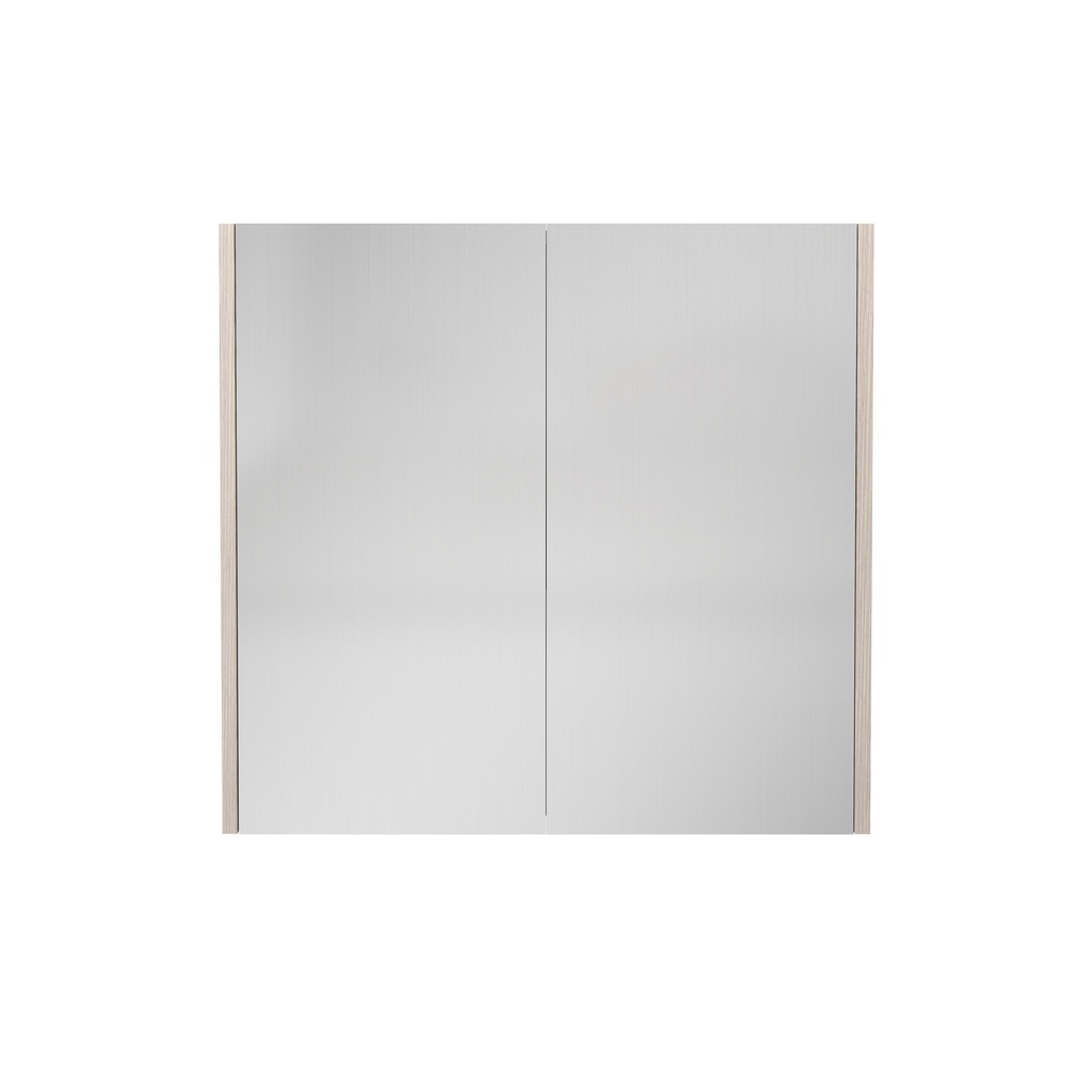 [55656] 750×720×150mm Coastal Oak Camden Pencil Edge Shaving Cabinet