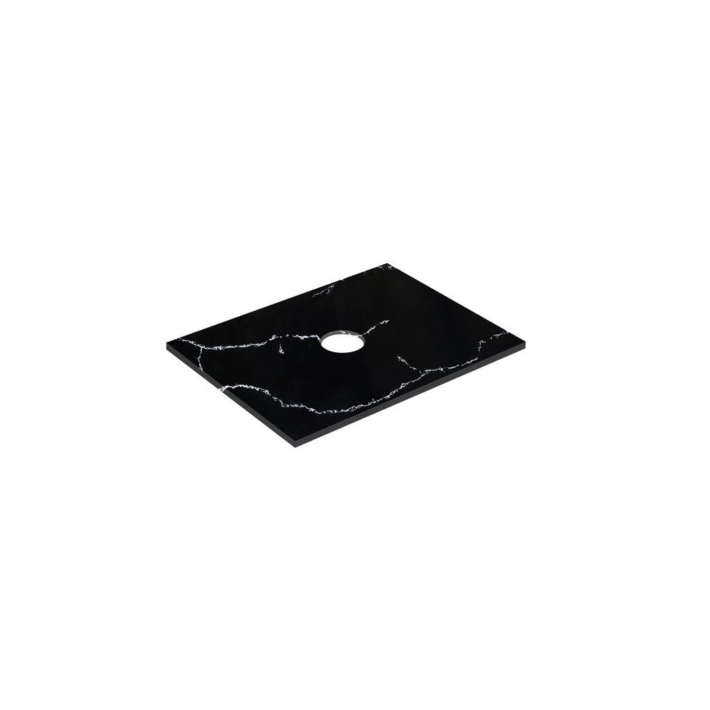 [56316] 755X465X12mm Calacatta Night Solid Surface Stone Top
