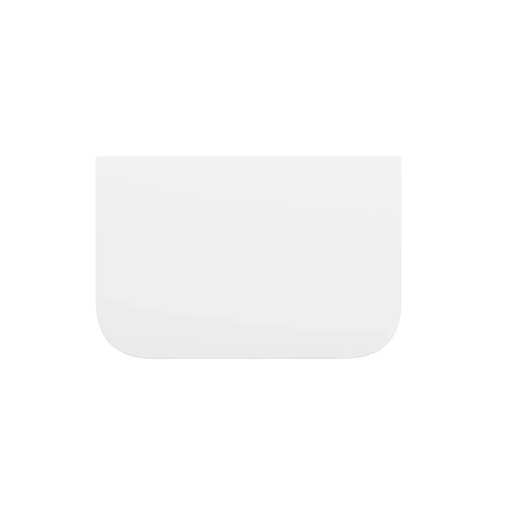 [90211/KC75ST-MW] 758x503x15mm Matte White Stone Top Rounded Corner Benchtop