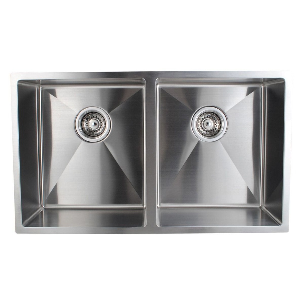 [41187] 770*440*230mm Double Bowls Top/Undermount Kitchen/Laundry Stainless Steel Sink