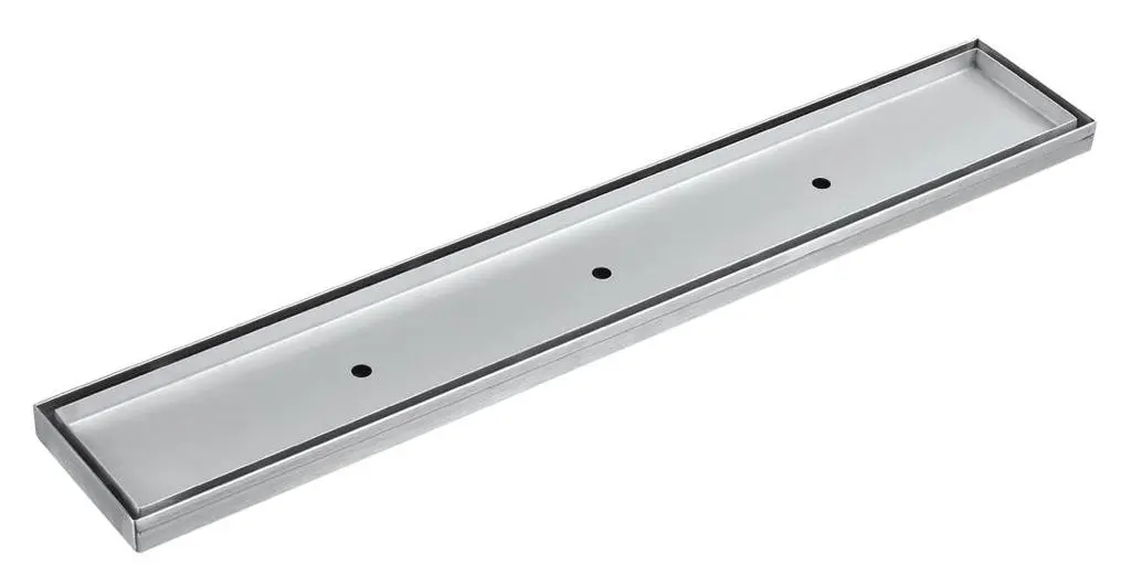 [55804] 900*100*21mm Electroplated Silver Tile Insert Drain No Outlet