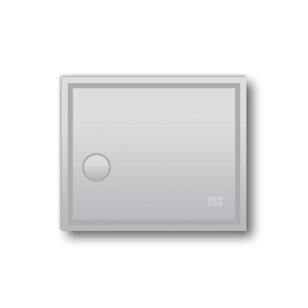 [41399] 900x750mm ART- Bluetooth LED Mirror With Magnifier