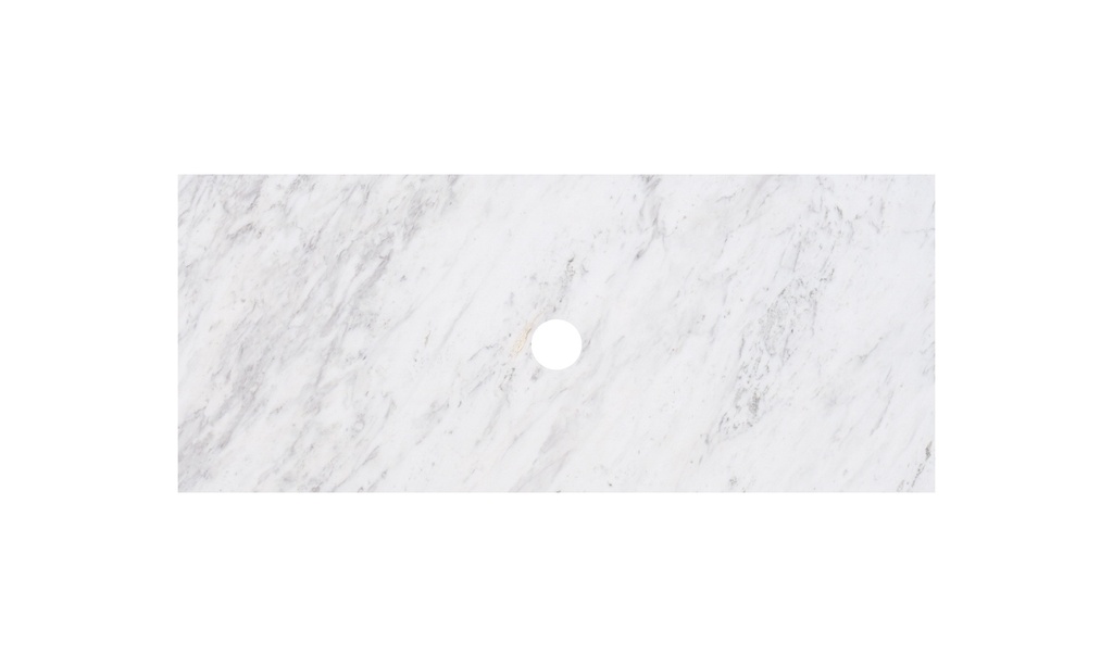 [56341] 905X465X18mm Carrara White Marble Stone Top