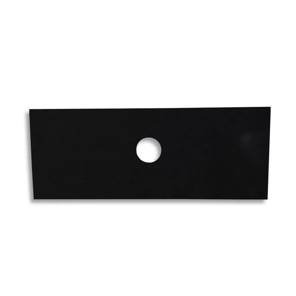 [50704] 905x465x15mm Balck Zero Silica Quartz Square Corner Stone Top
