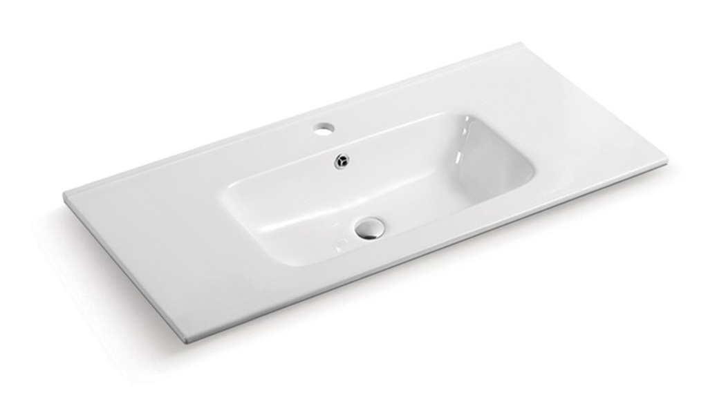 [56294] 910*460*175mm Gloss White Kliff Fine Ceramic Counter Top