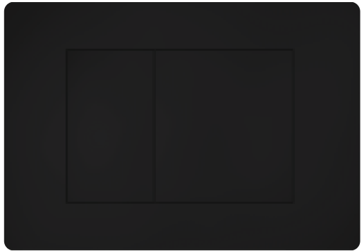 [56235] ABS Square Push Plate Black