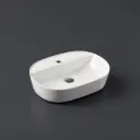 Above Counter Oval Basin With Mixer Hole(505x385)