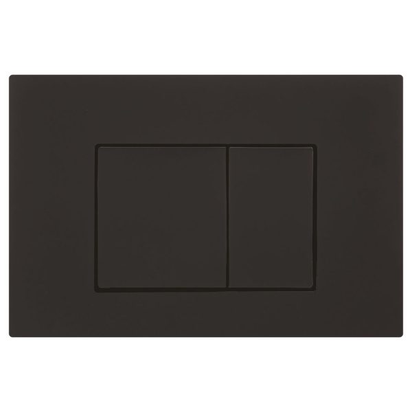 [50286] Access Plate Square Button Black