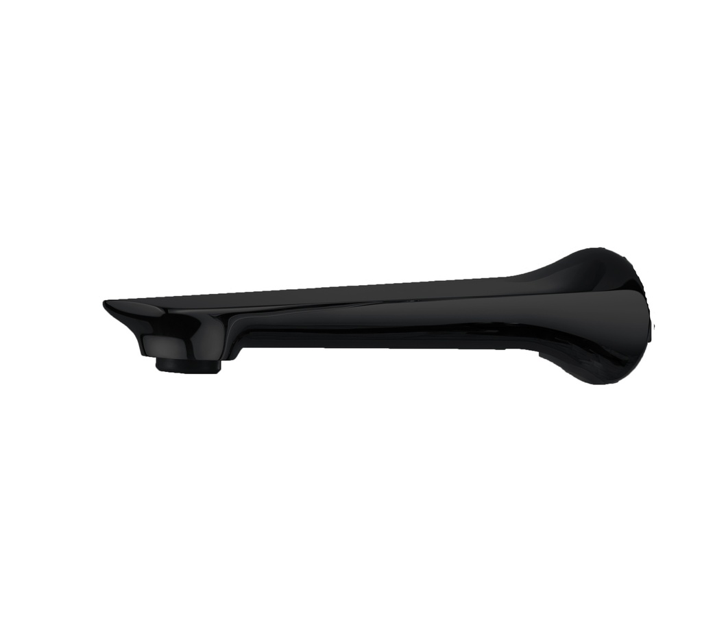 [40063] Au Black Bathtub/Basin Wall Spout