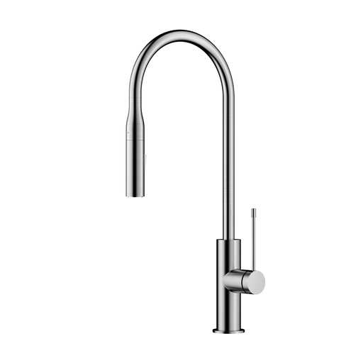 [43814] Aziz Pull Out Sink Mixer(Brushed Nickel)
