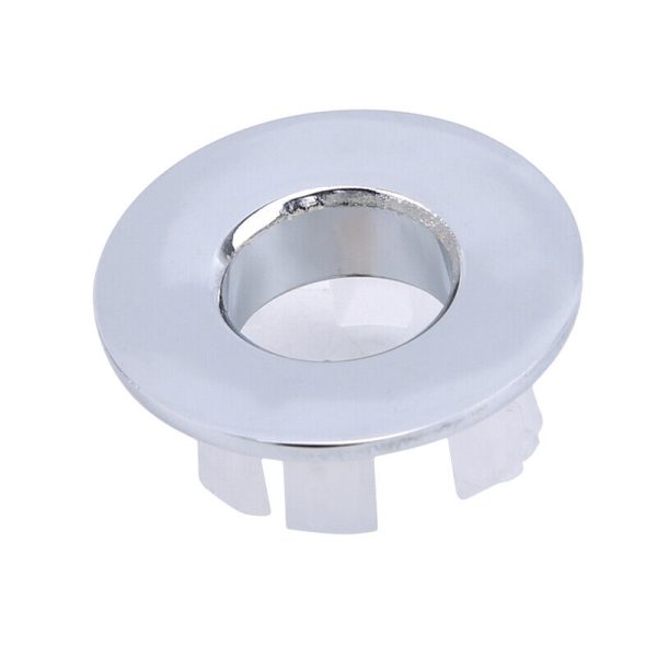 [50255] Basin Overflow Cover-Round Chrome
