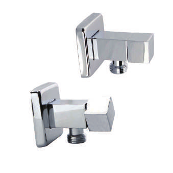 [40437] Bathroom Square 1/4 Turn Washing Machine Stop Taps (One Pair)