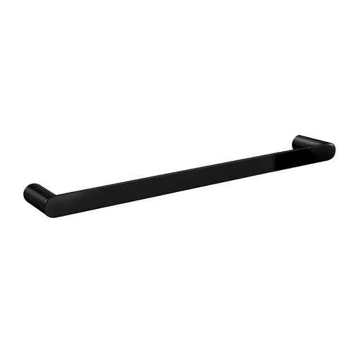 [40958] Bellino High Gloss Black 600mm Single Towel Rail