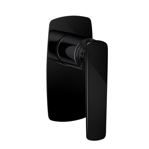 [40956] Bellino High Gloss Black Wall Mixer