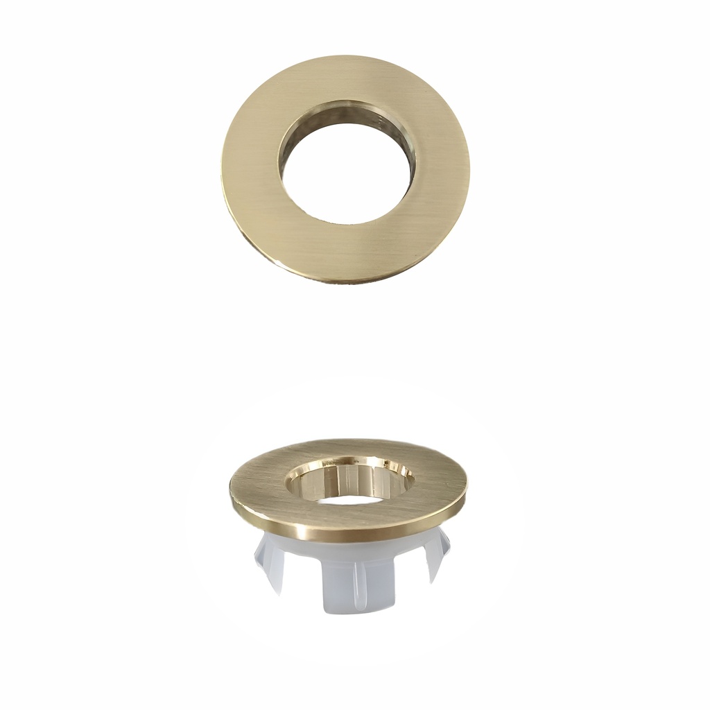 [55546] Brush Gold Overflow Ring