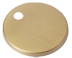 [56259] Brushed Gold Hinge Cover In Pair