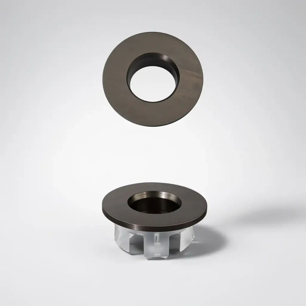 [55544] Brushed Gun Metal Overflow Ring