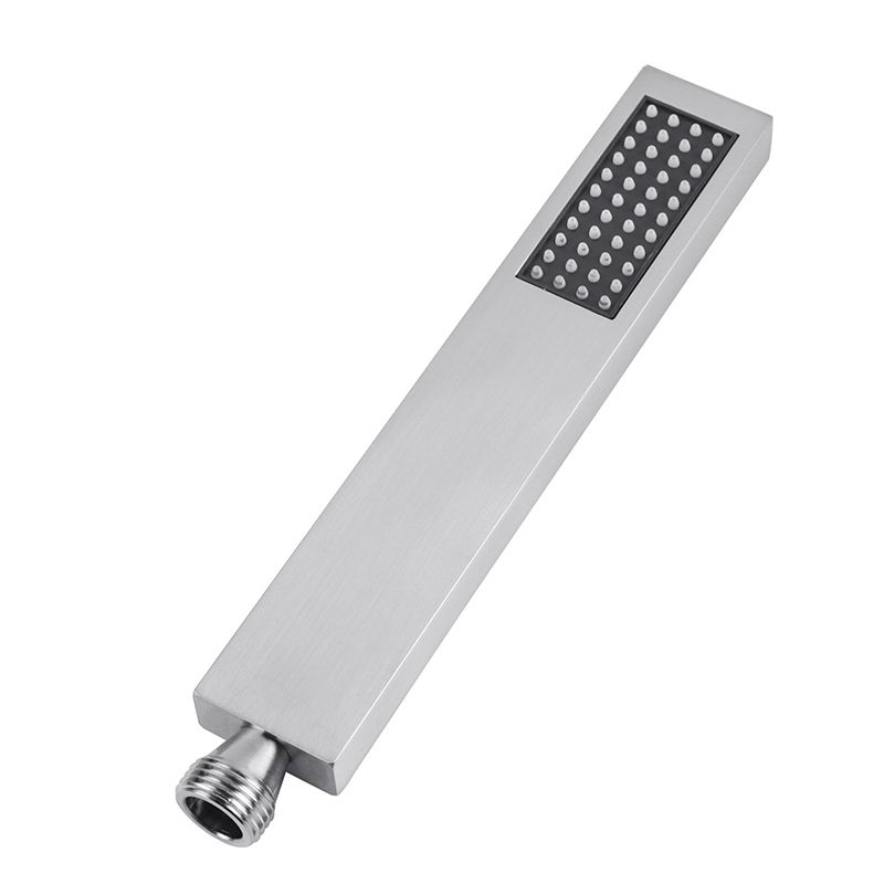 [40310] Brushed Nickel Brass Square Handheld Shower Spray Head