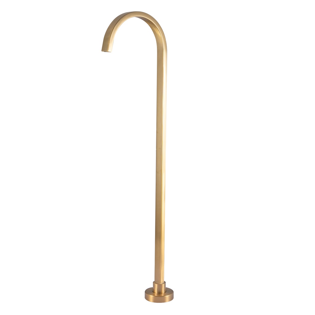 [41012] Cavallo Brushed Yellow Gold Free Standing Spout
