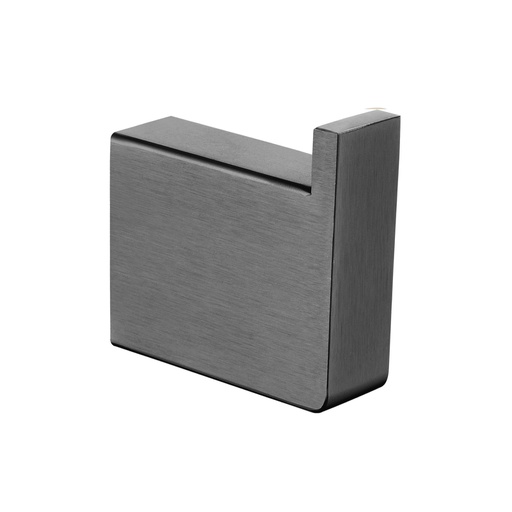 [41051] Cavallo Gun Metal Grey Square Robe Hook