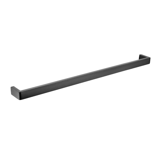 [41046] Cavallo Gun Metal Grey Square Single Towel Rail 800mm